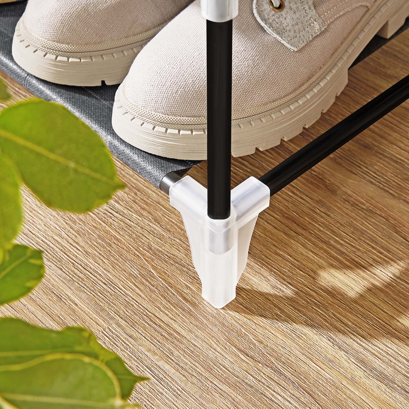 7-Tier Shoe Organiser – Non-Woven Fabric – Grey – Dustproof Design
