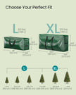 Artificial Tree Storage Bag – Tear-Resistant PE – Red – Heavy Duty with Zip and Reinforced Seams