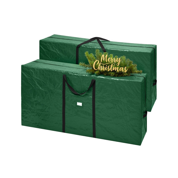 Artificial Tree Storage Bag – Tear-Resistant PE – Red – Heavy Duty with Zip and Reinforced Seams