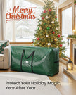 Artificial Tree Storage Bag – Tear-Resistant PE – Red – Heavy Duty with Zip and Reinforced Seams