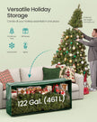 Artificial Tree Storage Bag – Tear-Resistant PE – Red – Heavy Duty with Zip and Reinforced Seams