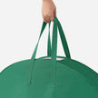 Set of 2 Wreath Storage Bags – Fabric – Green – Dustproof with Divider and Pocket