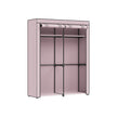 Collapsible Portable Wardrobe – Fabric – Grey – With 2 Clothes Rails