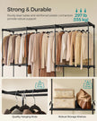 Portable Closet – Fabric – Ink Black – Freestanding Wardrobe with Clothes Rails