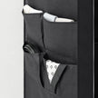 Portable Wardrobe – Fabric – Black – Large Capacity with 3 Hanging Rails and Shelves