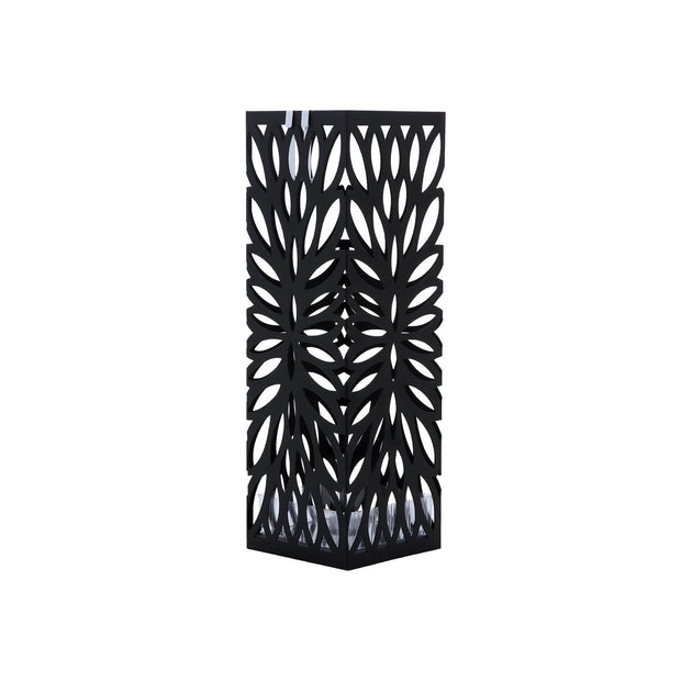 Umbrella Stand – Metal – Black – Free Standing with Drip Tray and Hooks