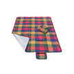 Picnic Blanket – Waterproof Fabric – Red Tartan – Includes Carrying Handle, 195 x 150 cm