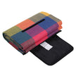 Picnic Blanket – Waterproof Fabric – Red Tartan – Includes Carrying Handle, 195 x 150 cm