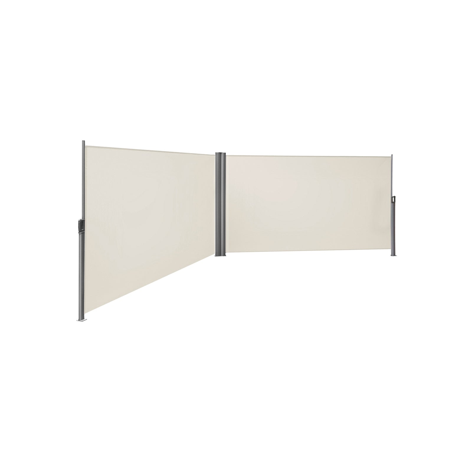 Retractable Awning – Polythene Fabric – Smoky Grey – Privacy Protection and Sun Shade