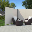 Retractable Awning – Polythene Fabric – Smoky Grey – Privacy Protection and Sun Shade