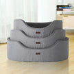 Reversible Dog Bed – Washable Fabric – Grey – Extra Large Size