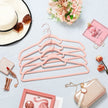 Velvet Hangers Set – Non-Slip – Rose Gold – 30-Pack, Space Saving Design