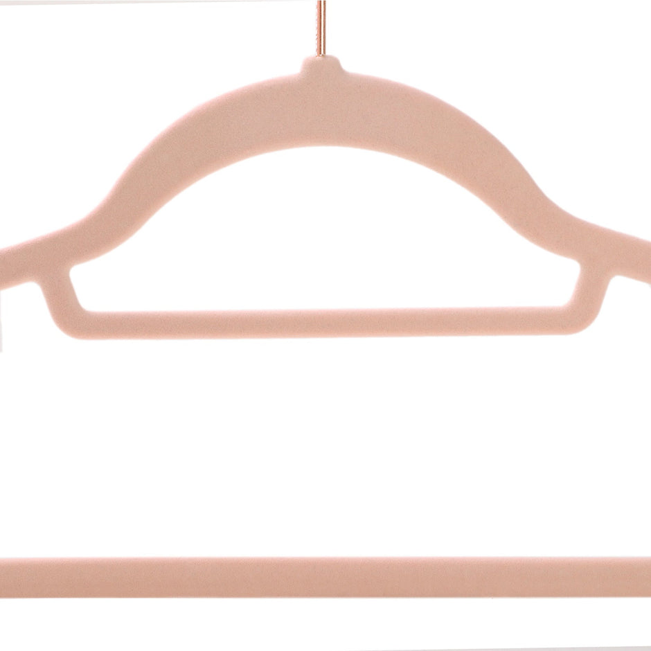 Velvet Hangers Set – Non-Slip – Rose Gold – 30-Pack, Space Saving Design
