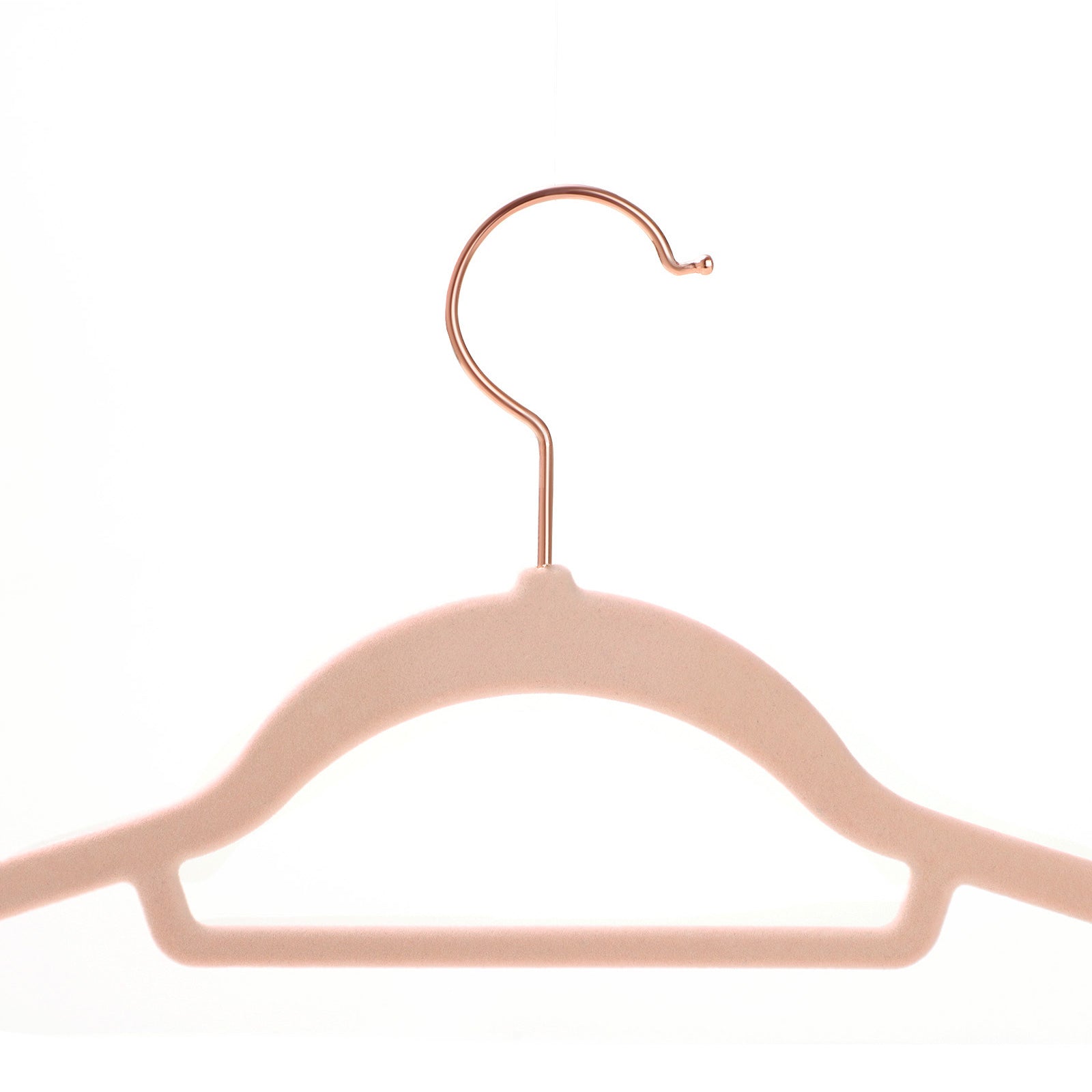 Velvet Hangers Set – Non-Slip – Rose Gold – 30-Pack, Space Saving Design