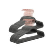 Non-Slip Velvet Hangers – Velvet – Rose Gold – 50 Pack, Space Saving Design