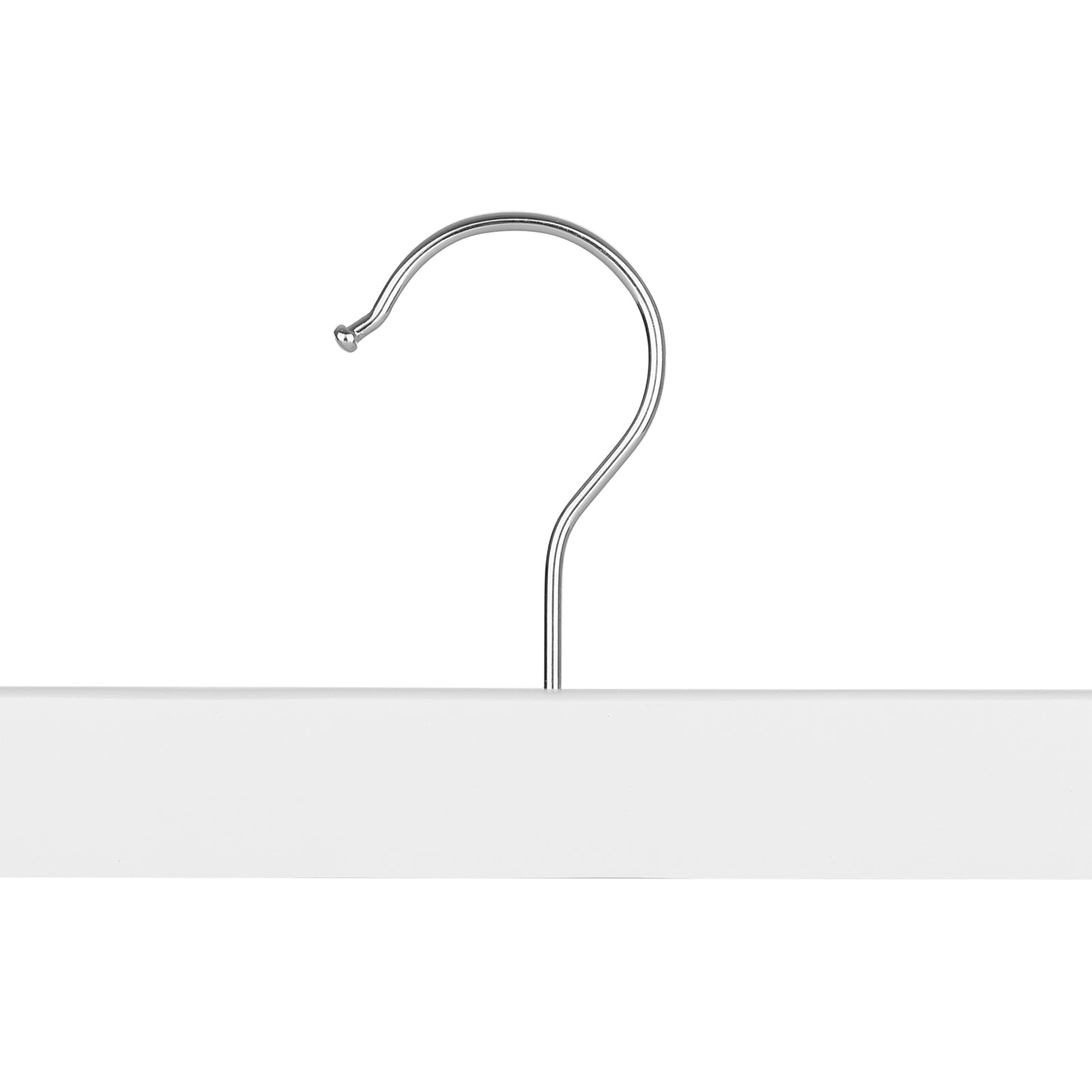 Wooden Trousers Hangers – Natural Finish – Rotatable Hooks – Adjustable Clips