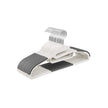 Coat Hangers – Plastic – Grey – 20 Pack, Thin Space Saving Design with Non-Slip Grip and 360° Rotating Hook