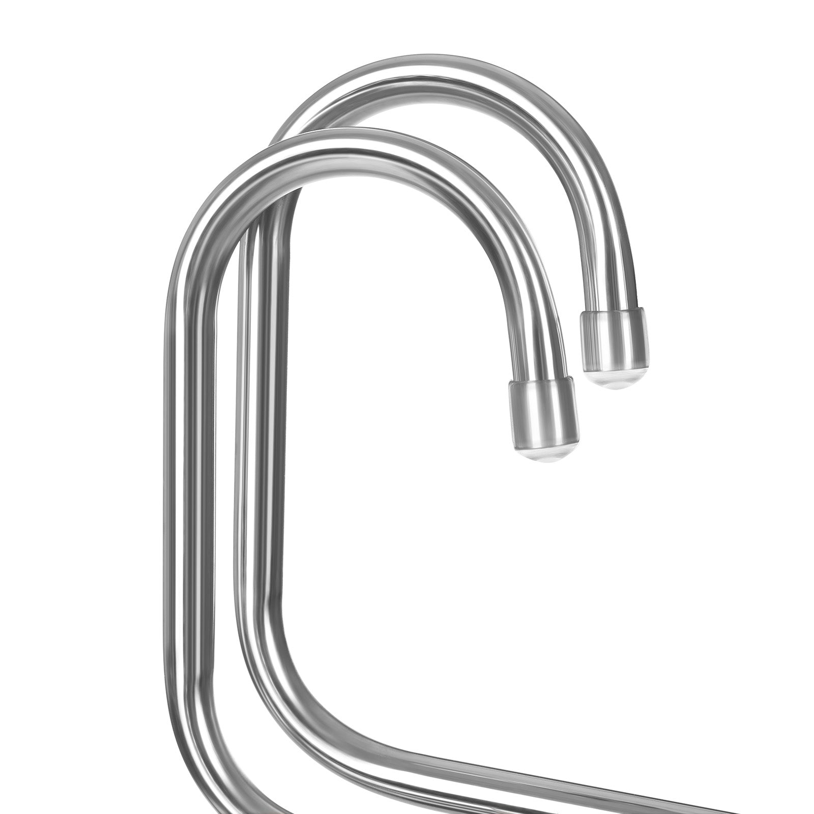Pants Hangers – Metal – Silver and Black – Space-Saving Non-Slip 5-Tier Design