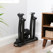 Indoor Bike Trainer Stand – Magnetic – Black – Noise Reduction Feature with Quick-Release Handle