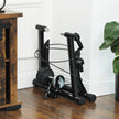 Adjustable Bike Trainer Stand – Magnetic – Black – Noise Reduction with Foldable Design