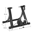Adjustable Bike Trainer Stand – Magnetic – Black – Noise Reduction with Foldable Design