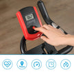 Indoor Cycling Bike – Steel – Black and Red – Adjustable Handlebar, Seat, and Resistance