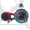 Indoor Cycling Bike – Steel – Black and Red – Adjustable Handlebar, Seat, and Resistance