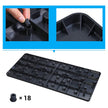 Push-Up Board – Plastic – Black – 14-in-1 Color-Coded Portable Fitness Tool