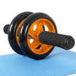 Abdominal Roller – Foam – Red – Comfortable Non-Slip Handles with Extra Thick Knee Pad Mat