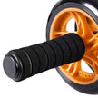 Abdominal Roller – Foam – Red – Comfortable Non-Slip Handles with Extra Thick Knee Pad Mat