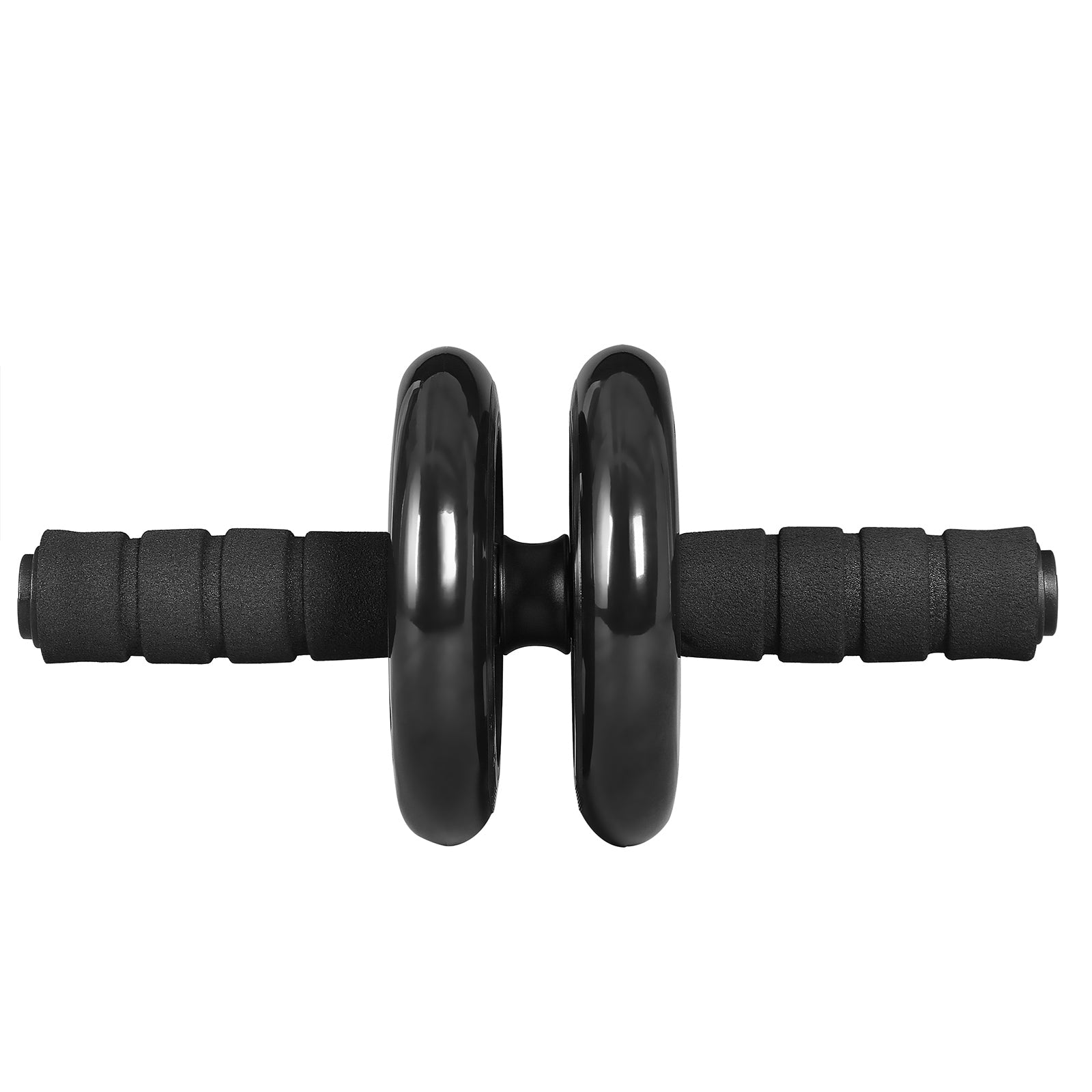 3-In-1 Home Gym Equipment Set – Durable Materials – Black – Includes Ab Roller, Push-Up Bar, Skipping Rope, and Knee Pad for Full Body Workout