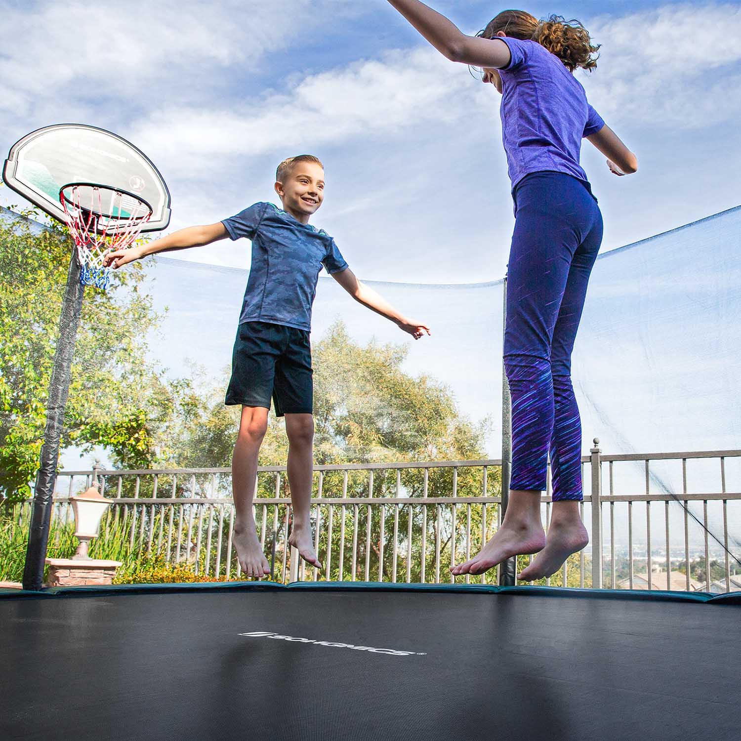 Trampoline Mat – Fabric – Black – Replacement for 8 ft Trampoline with 42 Rings