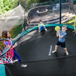 Trampoline Mat – Fabric – Black – Replacement for 8 ft Trampoline with 42 Rings