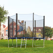 Trampoline Safety Net – Mesh – Black – For 12 ft Round Trampoline with 8 Straight Poles
