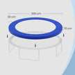 Trampoline Safety Pad – Heavy-Duty – Green – 10 ft Replacement Spring Cover with Edge Protection