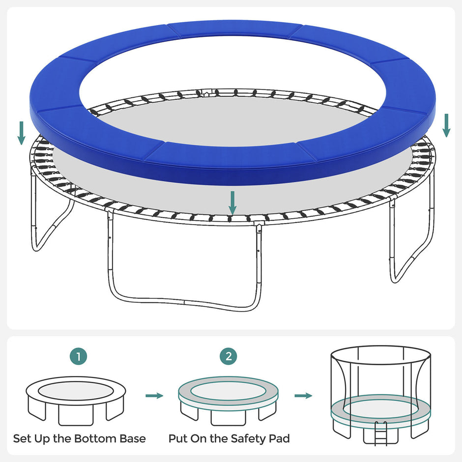 Trampoline Safety Pad – UV-Resistant Tear-Resistant Material – Standard Size – Edge Protection