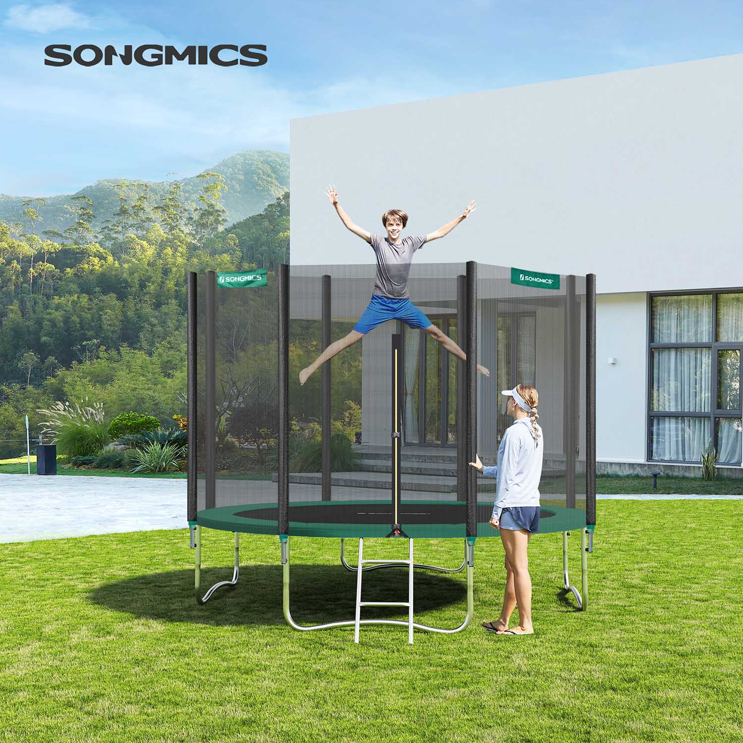 Trampoline Mat – UV-Resistant Fabric – Standard Size – Tear-Resistant with Edge Protection