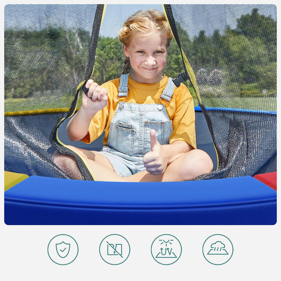 Trampoline Safety Protection Pad – Tear-Resistant UV-Resistant – Multi-colour – Standard Size