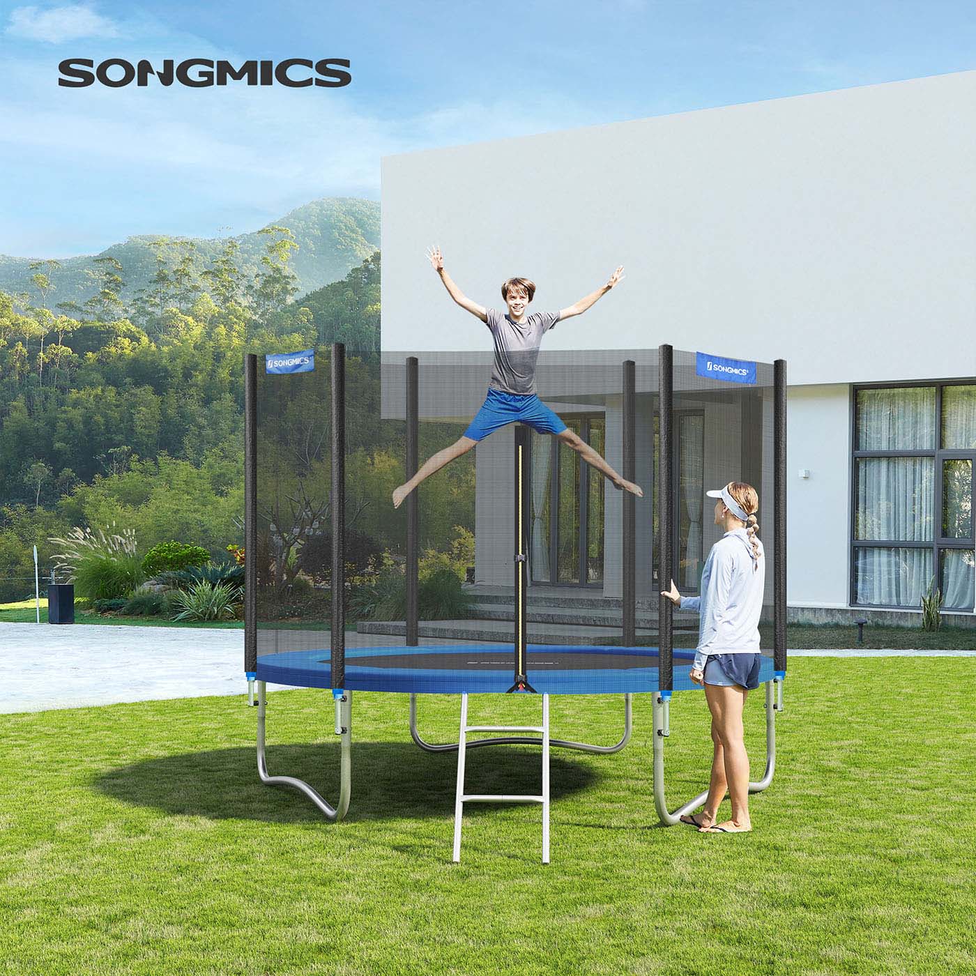 Trampoline Safety Pad – UV-Resistant and Tear-Resistant Material – Standard Size – 8 FT Edge Protection