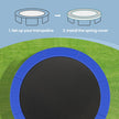 Trampoline Safety Pad – Heavy-Duty Material – Green – 8 ft Replacement Spring Cover and Edge Protection