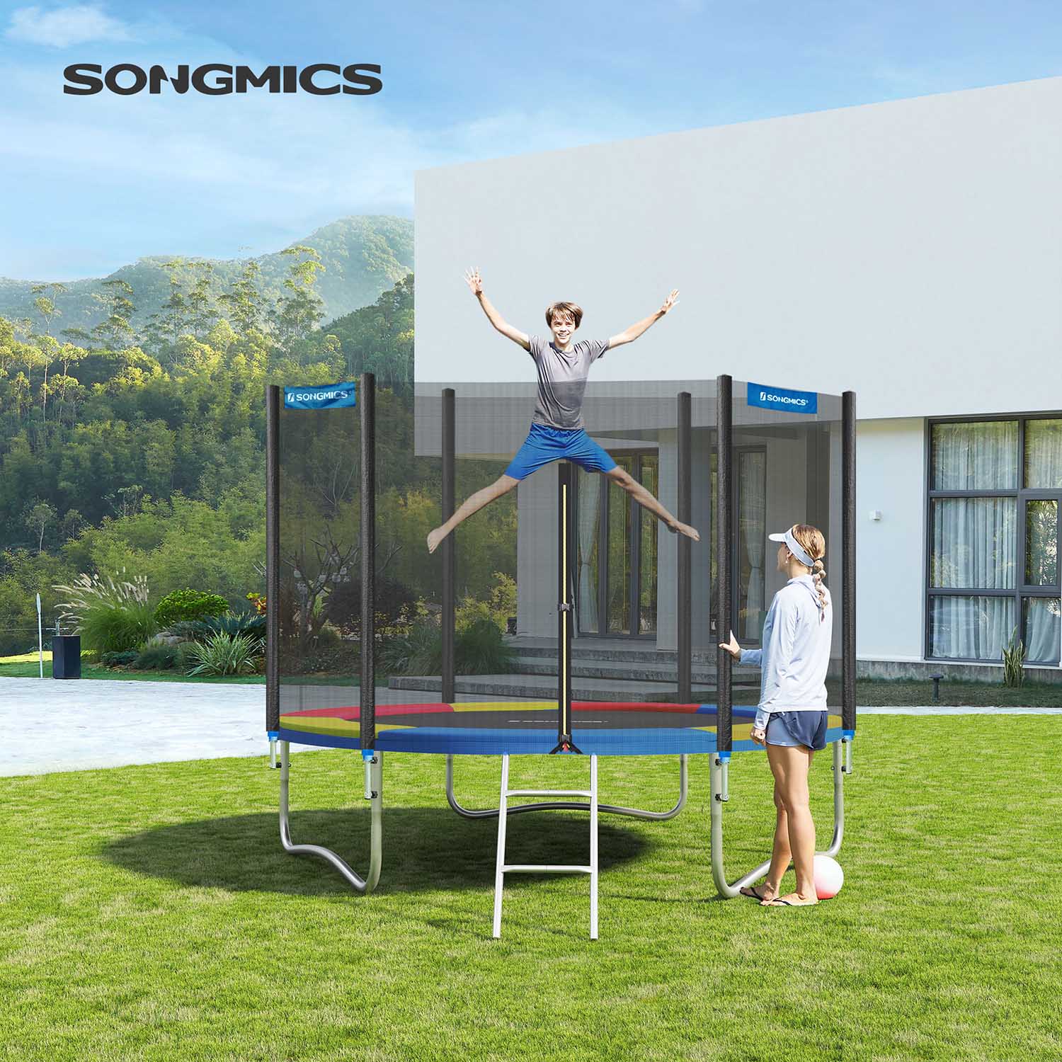 Replacement Trampoline Pad – UV-Resistant Material – Standard Size – Tear-Resistant with Edge Protection