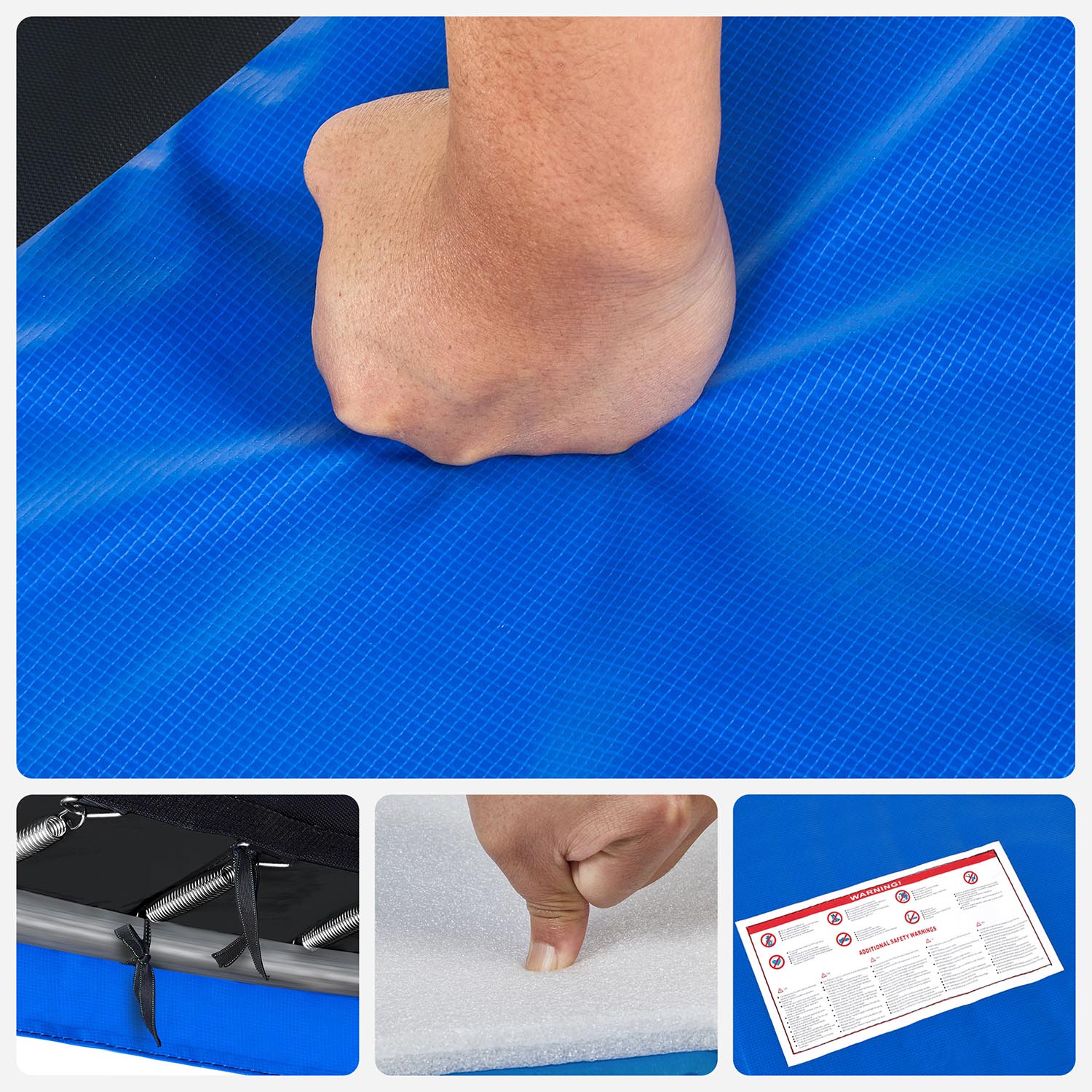 Replacement Trampoline Pad – UV-Resistant Material – Standard Size – Tear-Resistant with Edge Protection