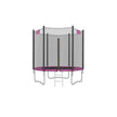 Trampoline – Steel – Pink – 6ft with Safety Enclosure Net
