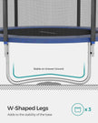 Trampoline – Material not specified – Color not specified – Safety Enclosure Net