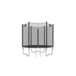 Trampoline – Steel – Dark Green – 10 ft with Safety Enclosure Net and Ladder