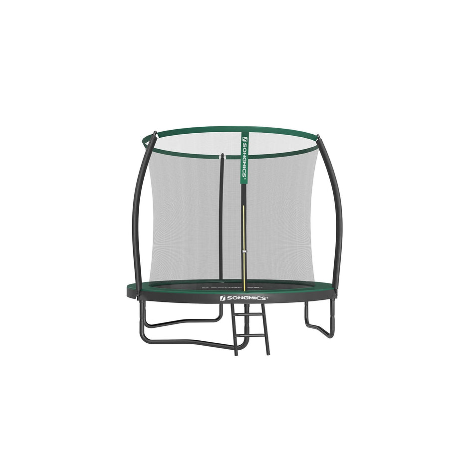 Trampoline – Metal – Blue – Safety Enclosure Net with TÜV Rheinland GS Certification 10 ft