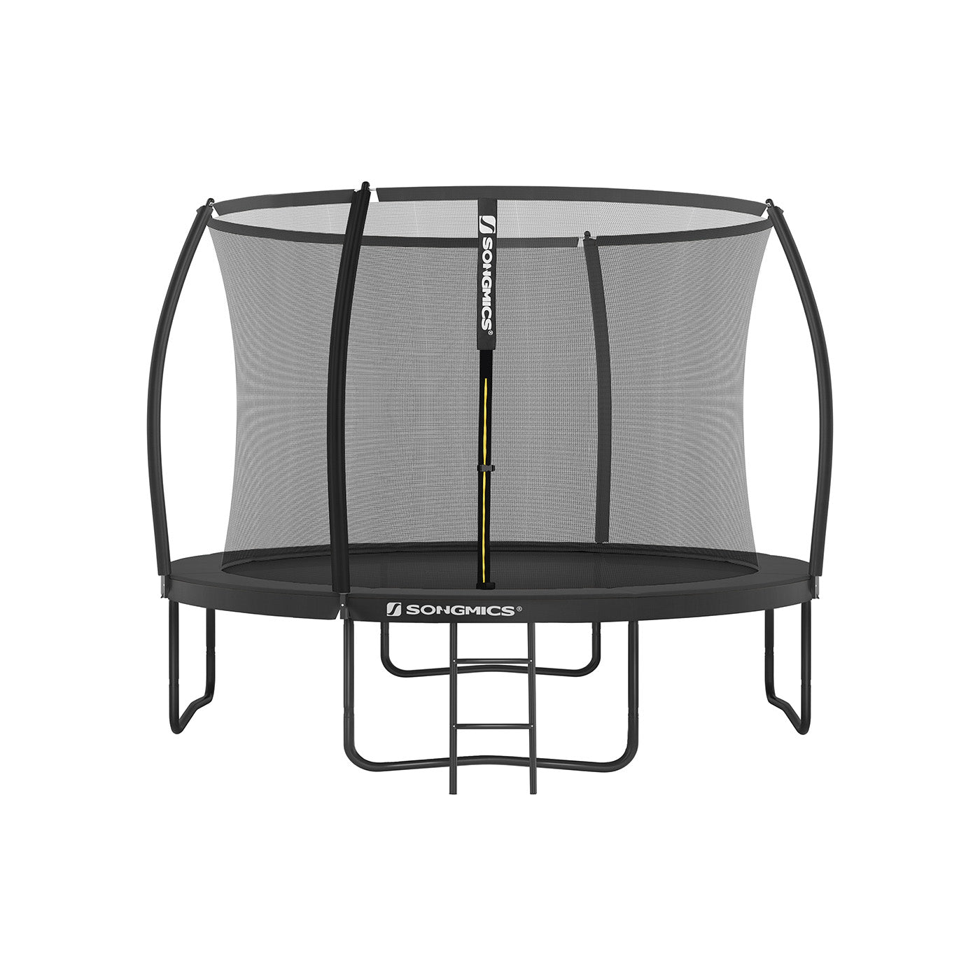 Round Trampoline – Steel – Multi-size – TÜV-Certified with Complete Safety Kit (Net, Ladder, Pads, Cover) for Outdoor Use