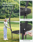 Round Trampoline – Steel – Multi-size – TÜV-Certified with Complete Safety Kit (Net, Ladder, Pads, Cover) for Outdoor Use