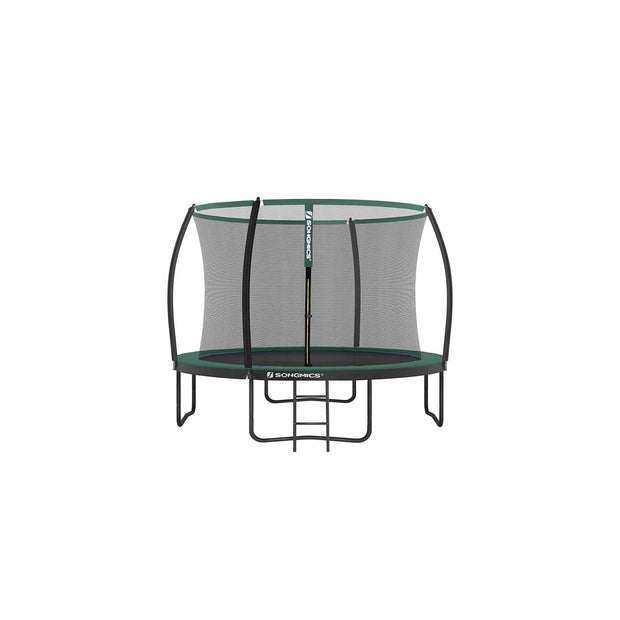 Trampoline – Metal – Round – With Safety Net and Ladder