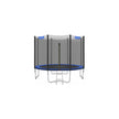 Trampoline – Fabric and Metal – Blue – Complete Set with Safety Enclosure and Ladder, TÜV Certified, 10 FT